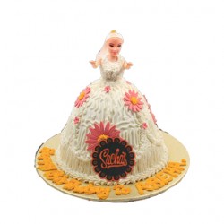 Barbie Doll Icing Fondant Special Cake
