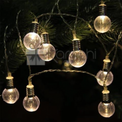 10 Bulb Light String With Adopter