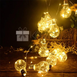 10 Bulb String Light Electric Operated With Adopter