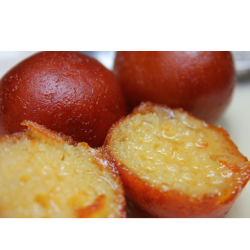 GULAB JAMAN IN CRYSTAL BOWL