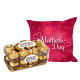 Love Cushion with Ferrero Rocher